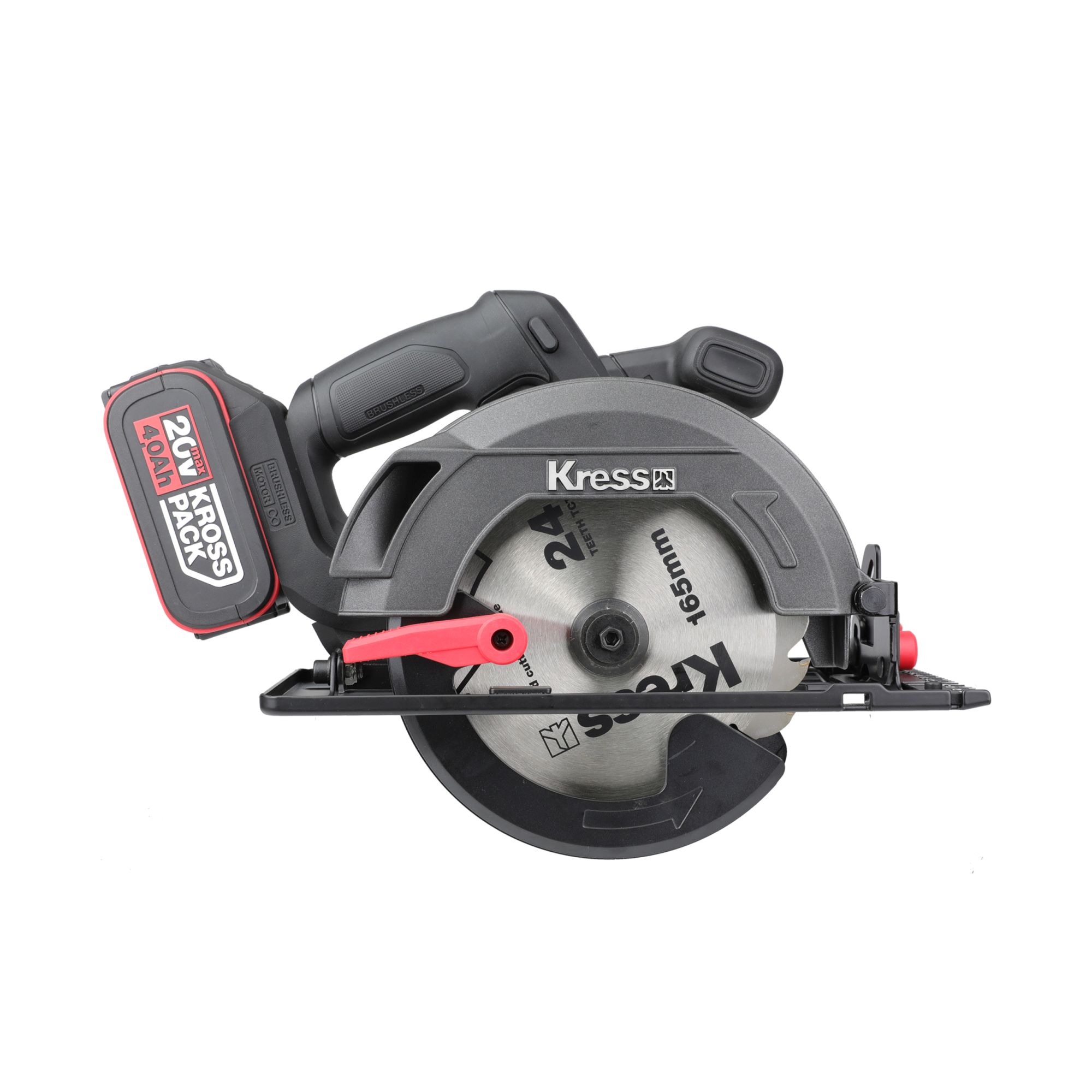 Sierra circular 165mm Brushless 20V 4Ah 2Bat